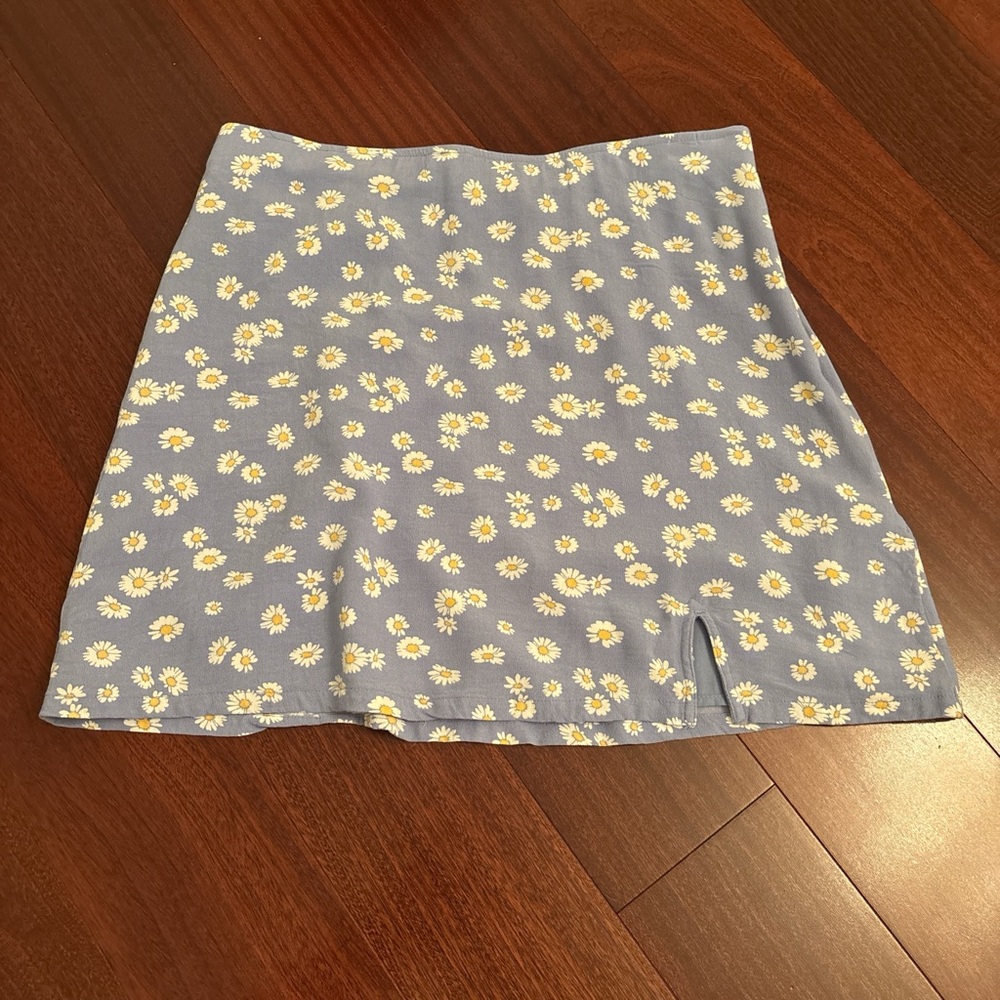 Floral Blue Skirt
